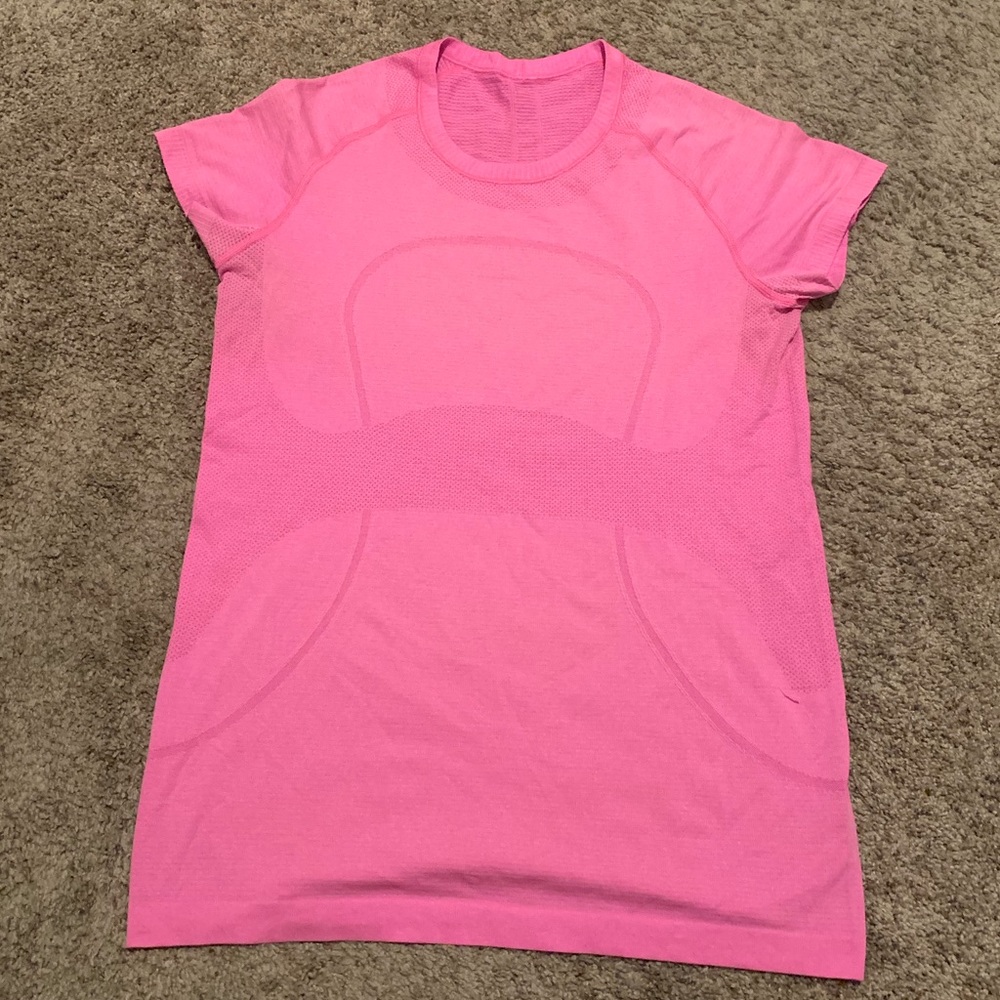 LULU LEMON PINK TOP